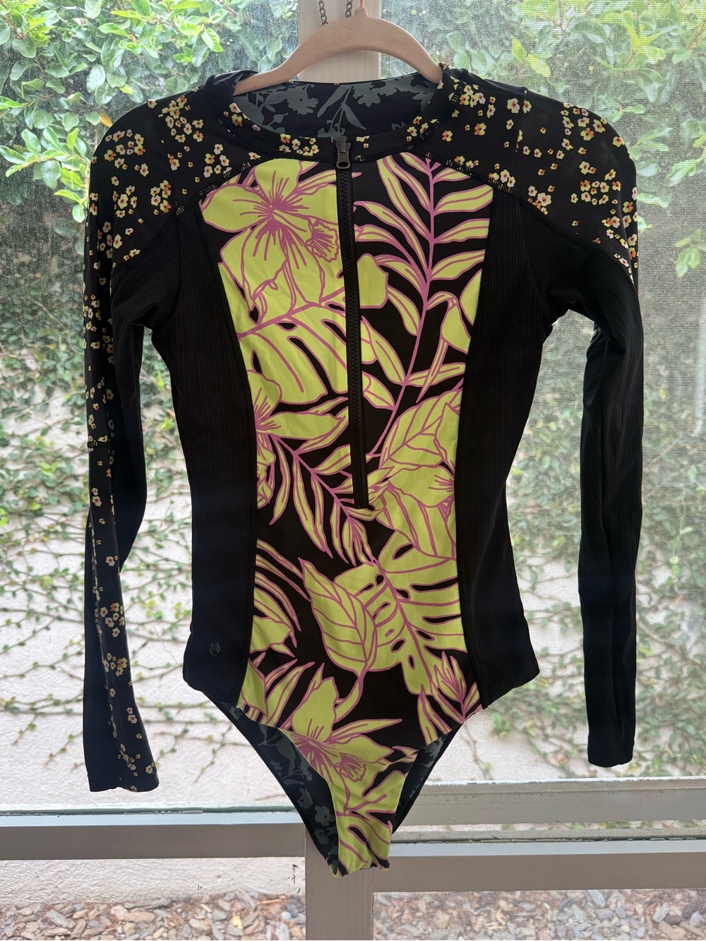 Maaji Daughter Of Triton Surfer One-Piece Long Sleeve SPF 50 Swimsuit